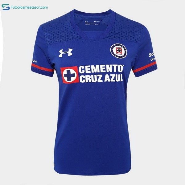 Camiseta Cruz Azul 1ª Mujer 2017/18 Azul